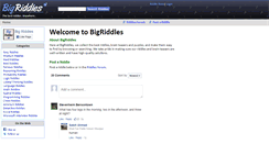 Desktop Screenshot of bigriddles.com
