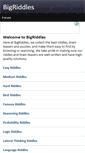 Mobile Screenshot of bigriddles.com